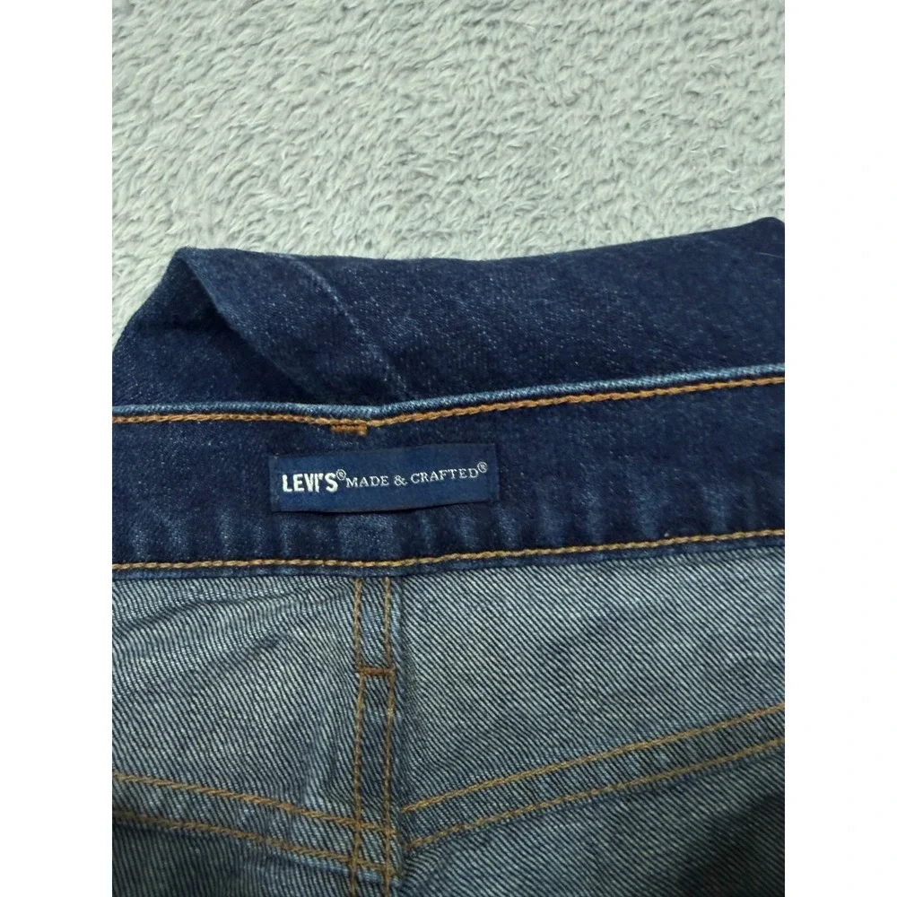 Levis 512 Jeans Mens 32x32 Blue Slim Taper Made & Crafted‎ Organic Cotton Denim